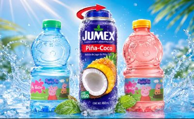 Jumex s minerálkou: dětský letní hack